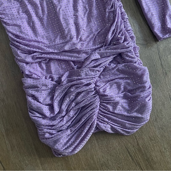 Jonathan Simkhai Abrah Embellished Party Cocktail Dress - Purple - Size XS - Picture 8 of 15